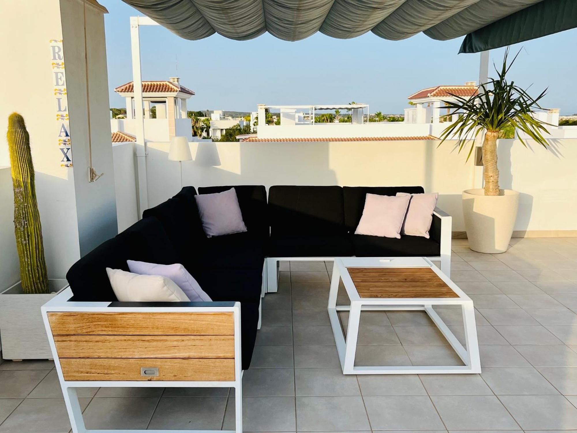 Fortuna Penthouse With Roof Terrace, Ac And Pool Rojales Exterior photo